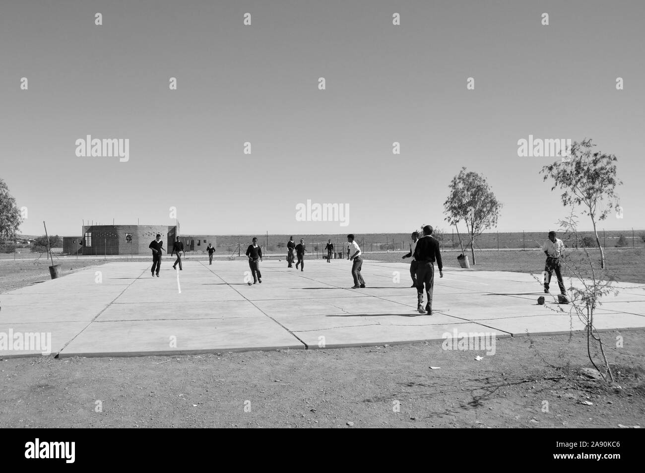 Namibia: Die Schule für Kinder, die ihre Eltern durch HIV in Maltahöhe verloren Stockfoto