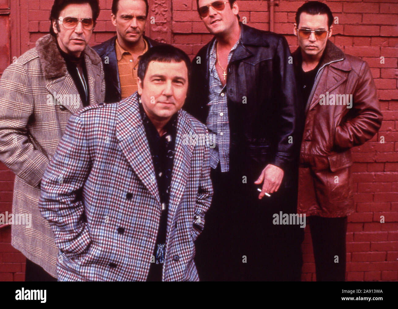 Cast, Donnie Brasco, 1997 Stockfoto