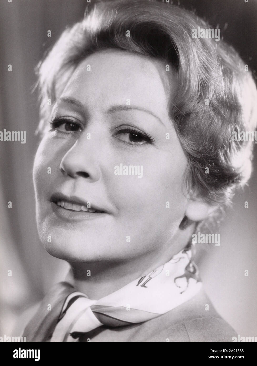 Heli Finkenzeller, deutsche Bühnen- und Filmschauspielerin, Deutschland 1950er Jahre. Deutsche Theater und Film Schauspielerin Heli Finkenzeller, Deutschland 1950. Stockfoto