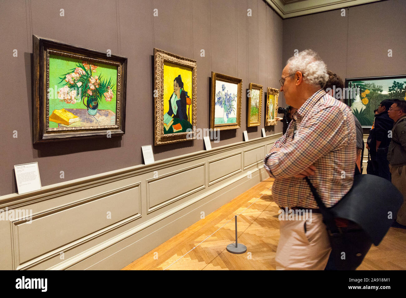 Oleander, 1888, von Vincent van Gogh, die Met, das Metropolitan Museum, New York City, Vereinigte Staaten von Amerika. Stockfoto