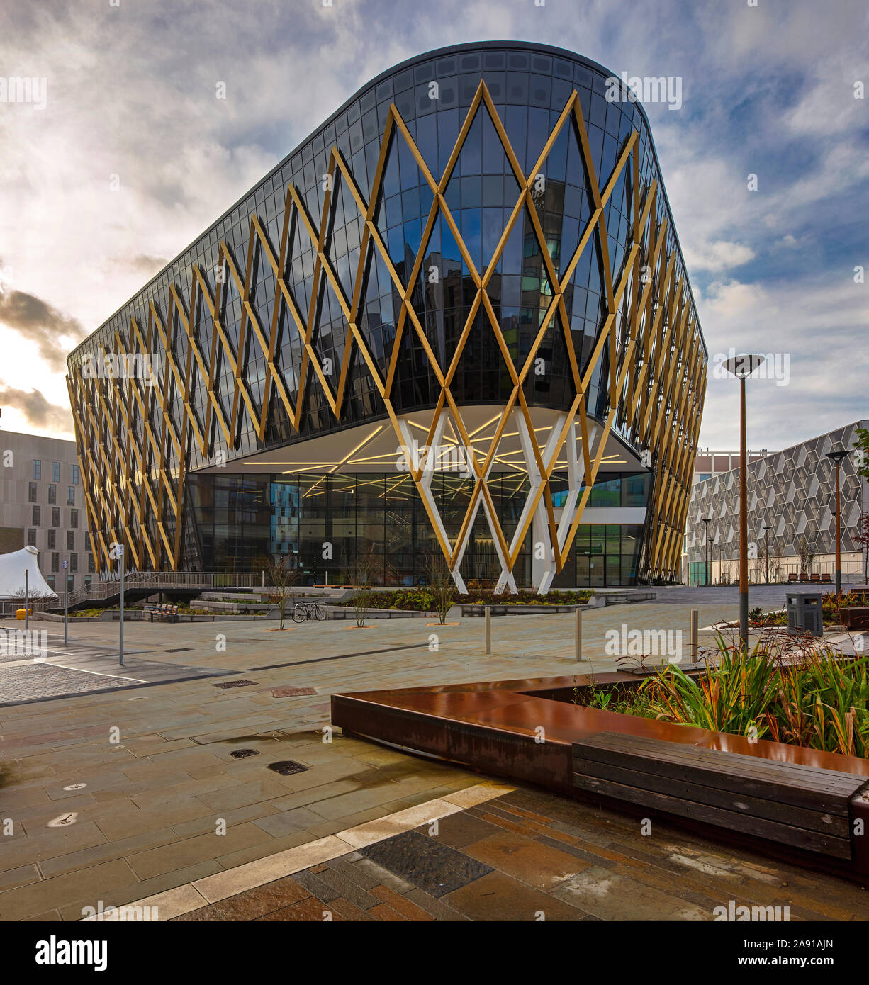 Der Katalysator, der Helix Newcastle, Newcastle upon Tyne, Tyne and Wear, England, Vereinigtes Königreich Stockfoto