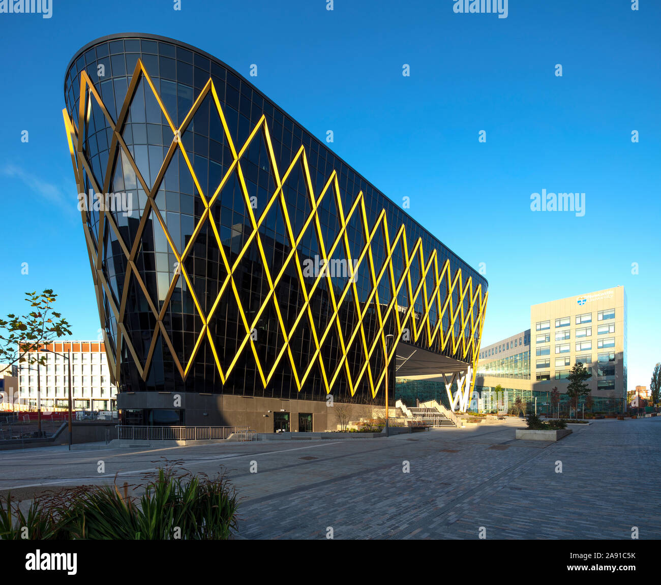 Der Katalysator, der Helix Newcastle, Newcastle upon Tyne, Tyne and Wear, England, Vereinigtes Königreich Stockfoto