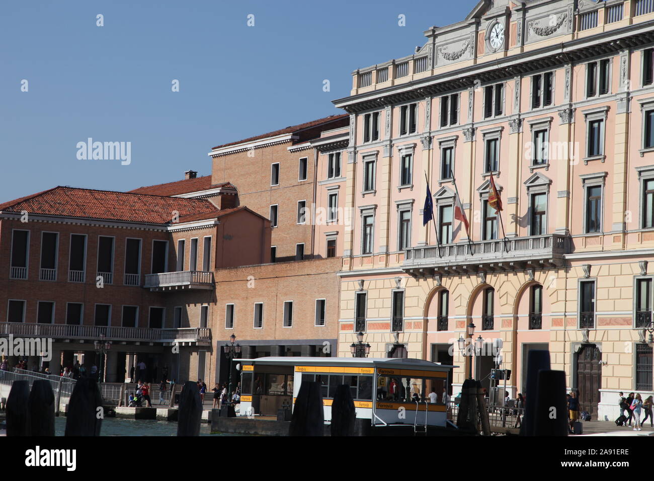 Gebäude in Venedig Landschaft Stockfoto