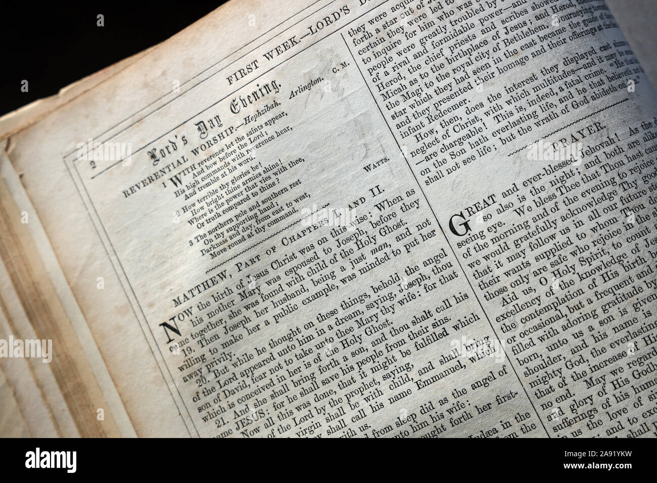 Die Geburt von Jesus zu Beginn der Altar des Haushalts. Eine tägliche Andacht. Rev John Harris D.D. ca. 1880 Stockfoto