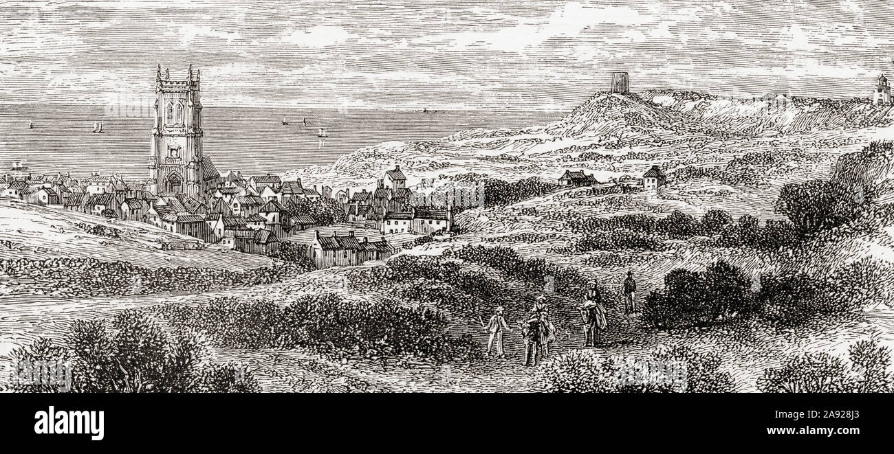 Cromer, Norfolk, England, hier im 19. Jahrhundert. Aus dem Englischen Bilder, veröffentlicht 1890. Stockfoto