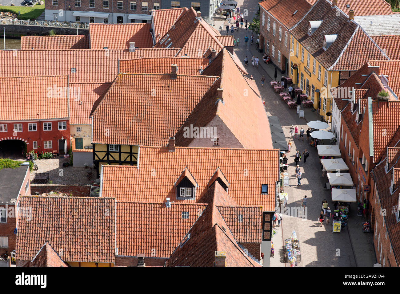 Dächer von Gebäuden Stockfoto