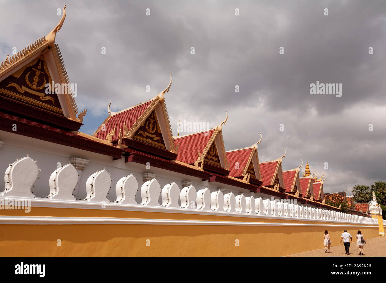 Royal Palace in Kambodscha Stockfoto