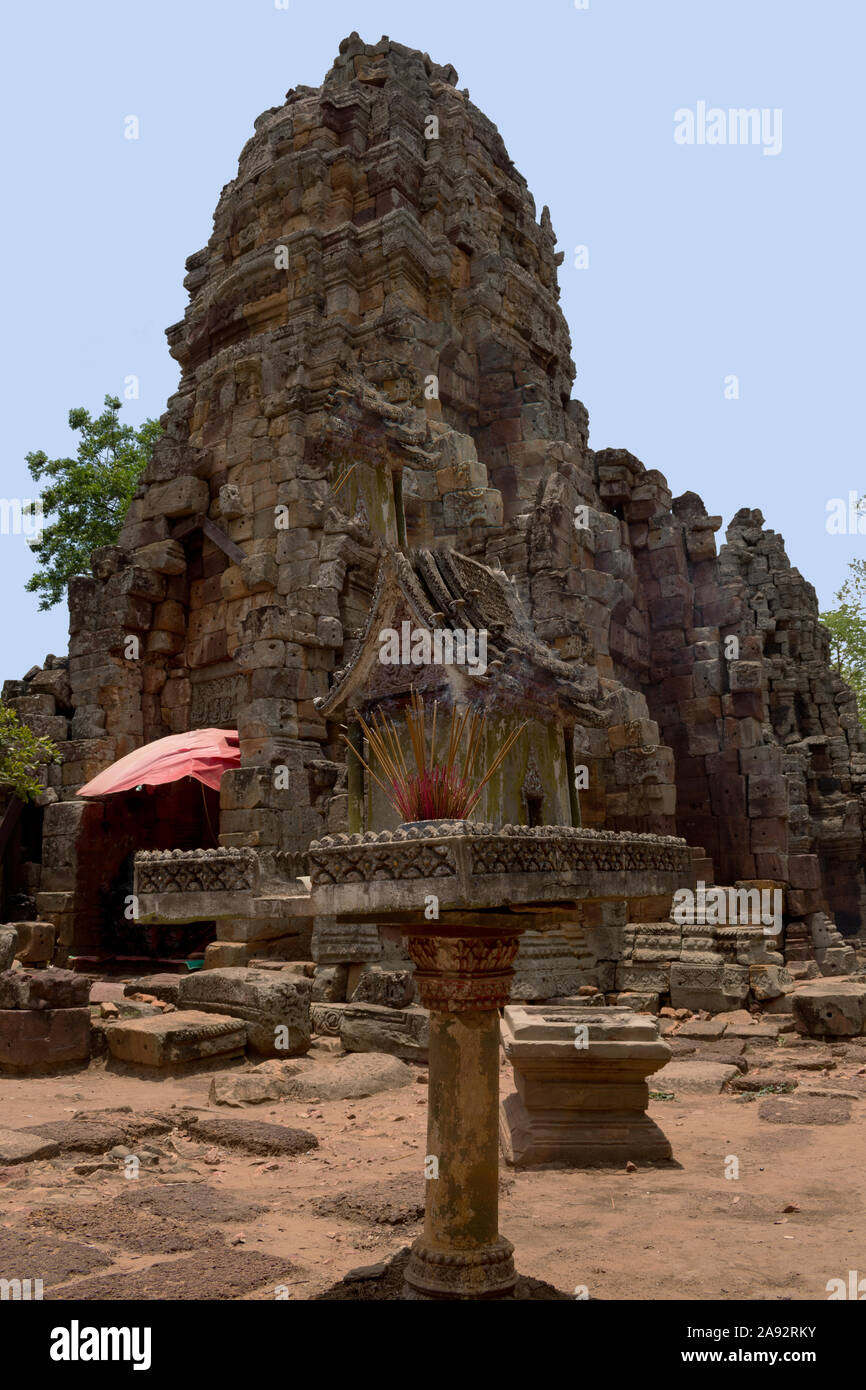 Phnom Banan Tempel, in Battambang, Kambodscha Stockfoto