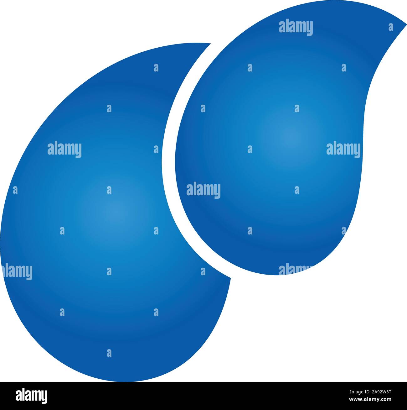 Wasser, Wasser, Tropfen, Wellness, logo Stock Vektor