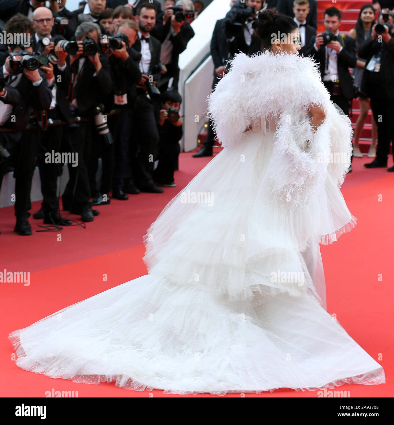 CANNES, Frankreich - 20. Mai: Aishwarya Rai besucht La Belle Epoque Screening auf dem 72. Festival von Cannes Stockfoto