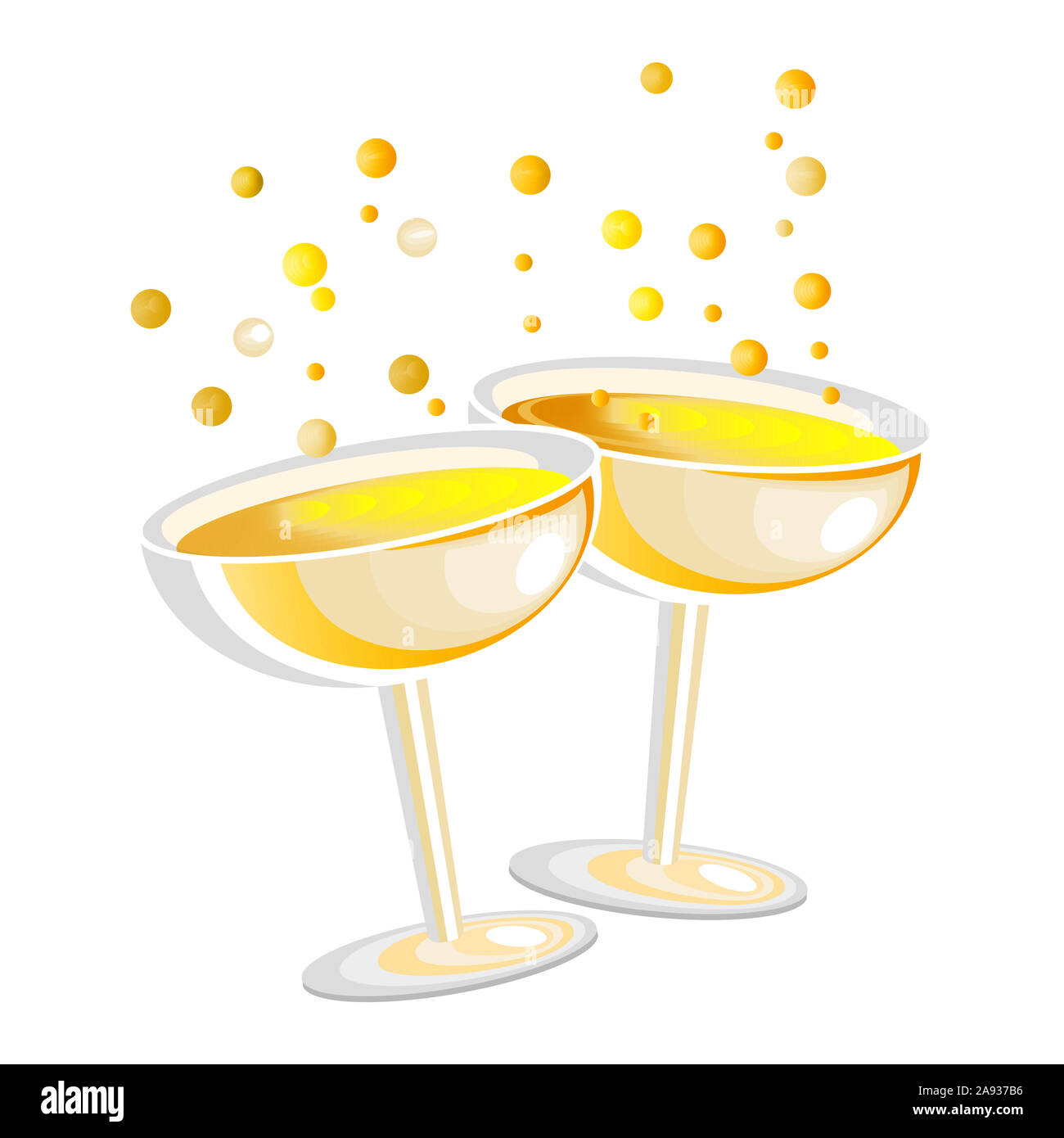 Champagner Stockfoto