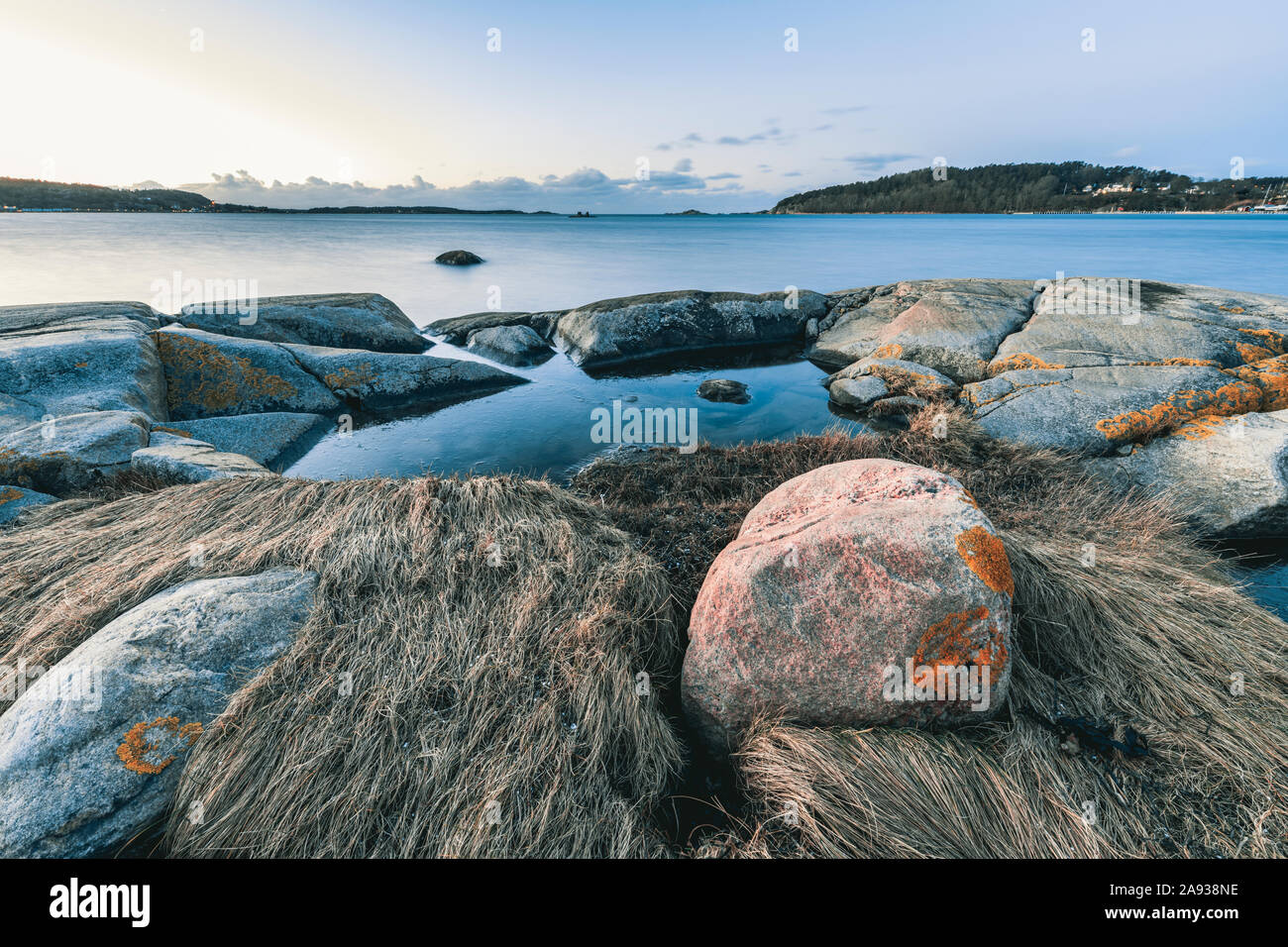 Felsige Küste Stockfoto