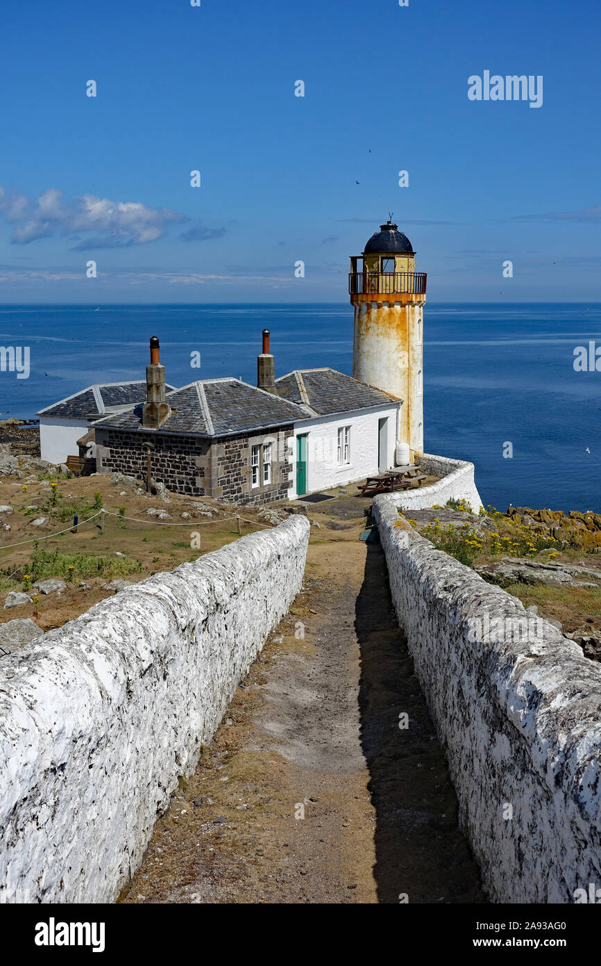 Isle of May Lighthouse Stockfoto