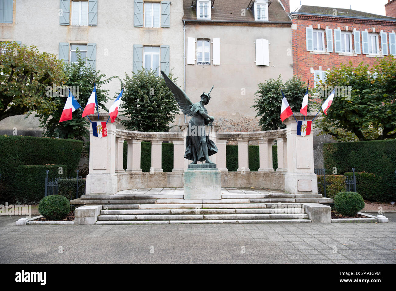 Denkmal für die Soldaten, die in der Schlacht für Frankreich gestorben Stockfoto
