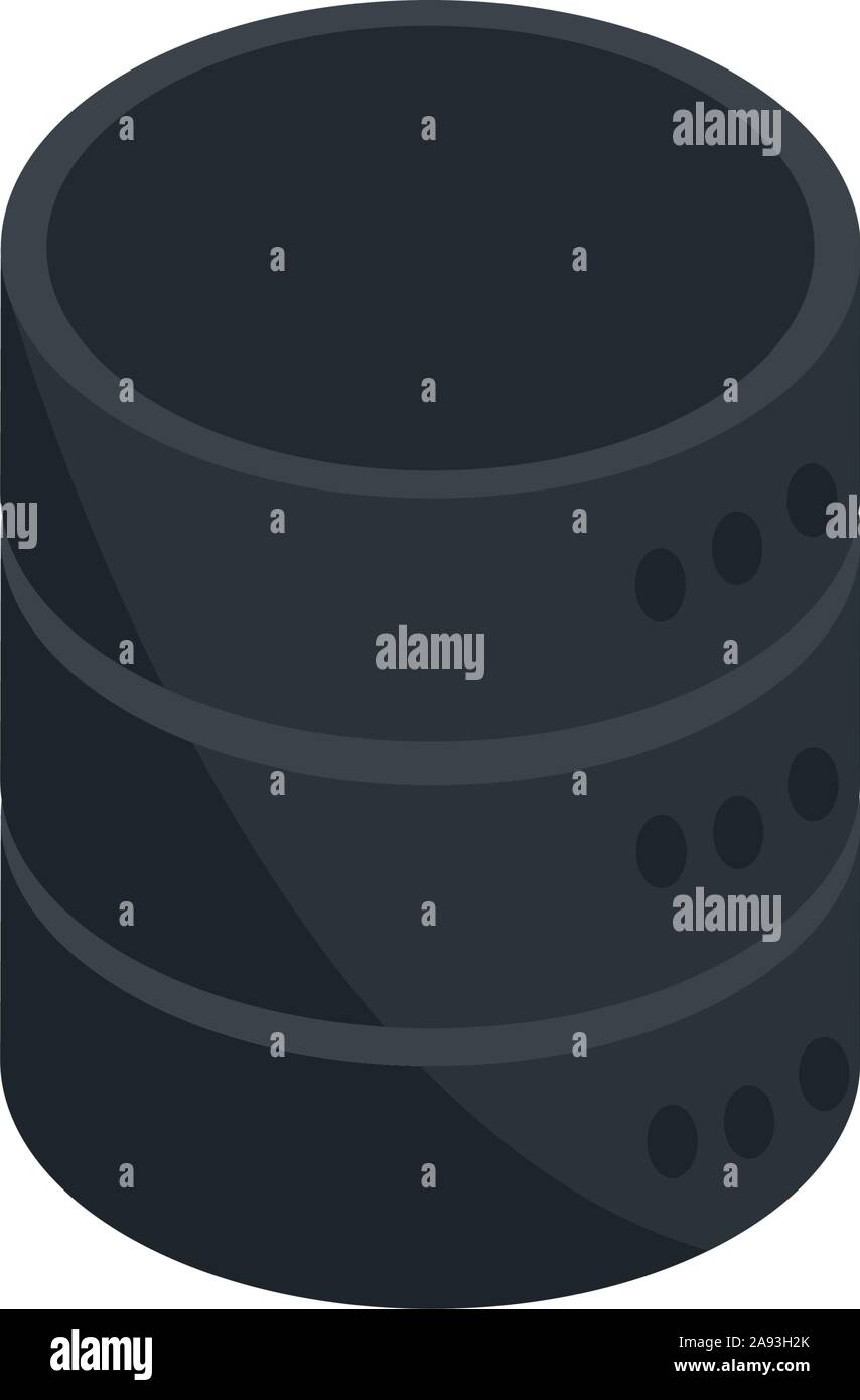 Datenbank Server center Technologie Hardware computer Vektor-illustration isometrische Stock Vektor