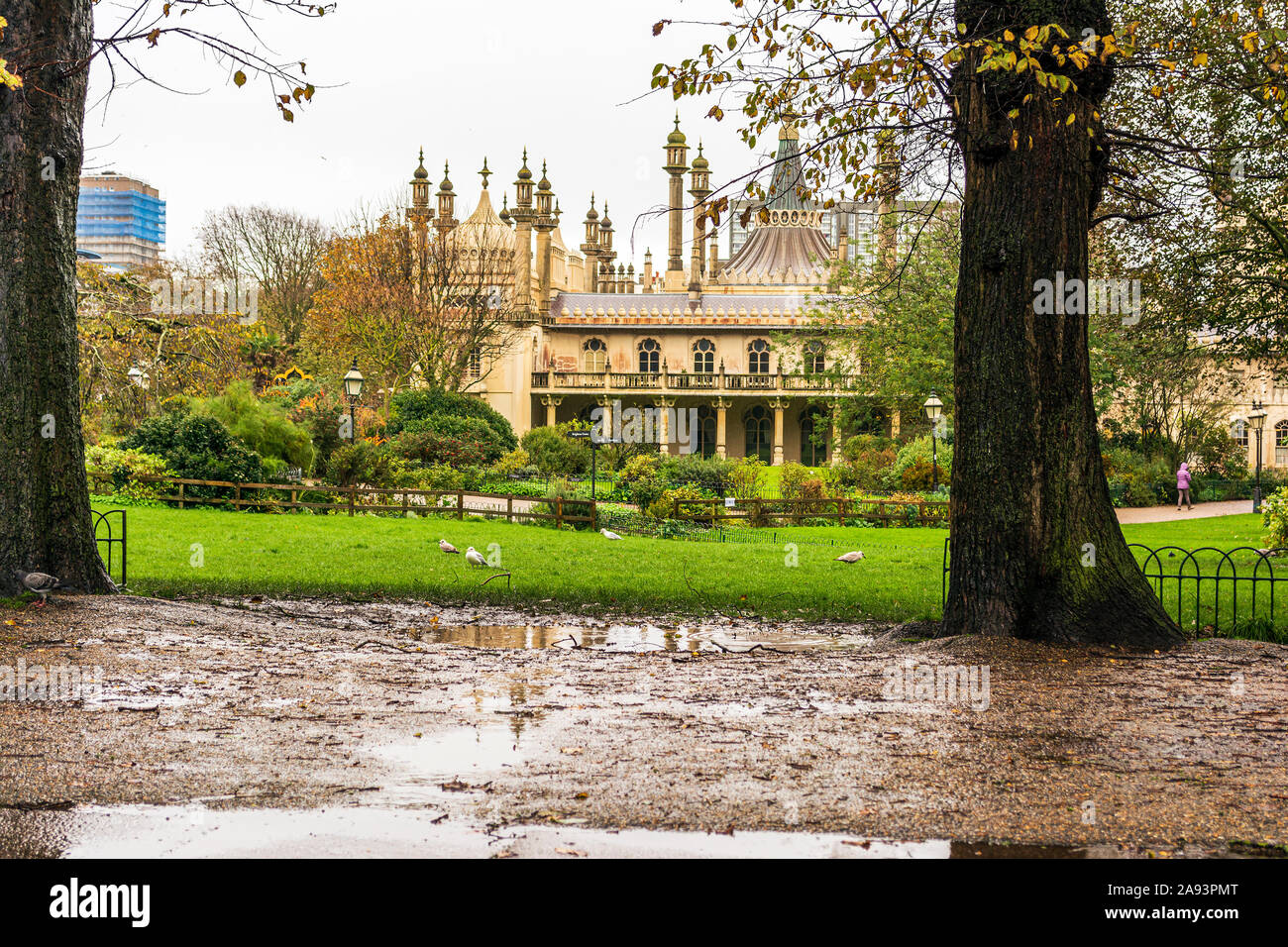 Brighton und Hove, East Sussex, Großbritannien - November 4, 2019: historische Royal Pavilion in Brighton, England. Den Royal Pavillion, der auch als Brighton Pa bekannt Stockfoto