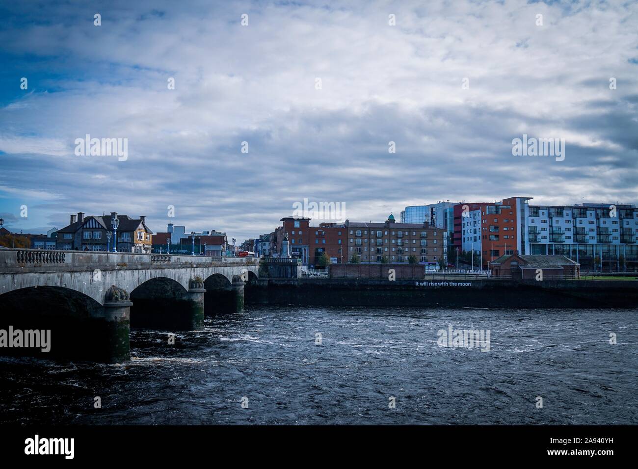 River Shannon, Limerick, Irland, Stockfoto