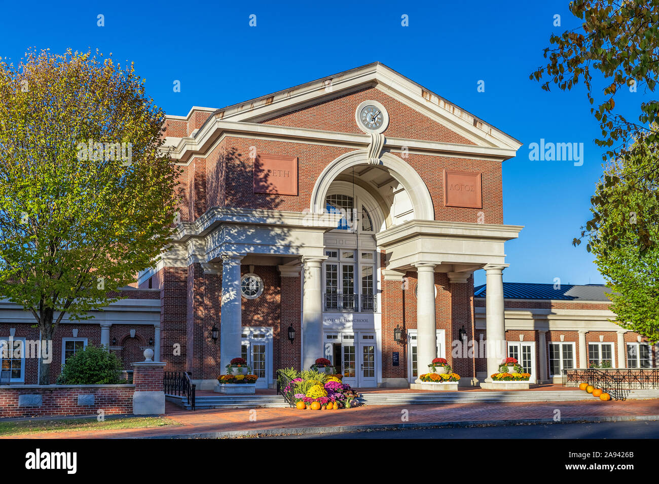 Die Hotchkins Schule, Lakeville, Connecticut, USA. Stockfoto