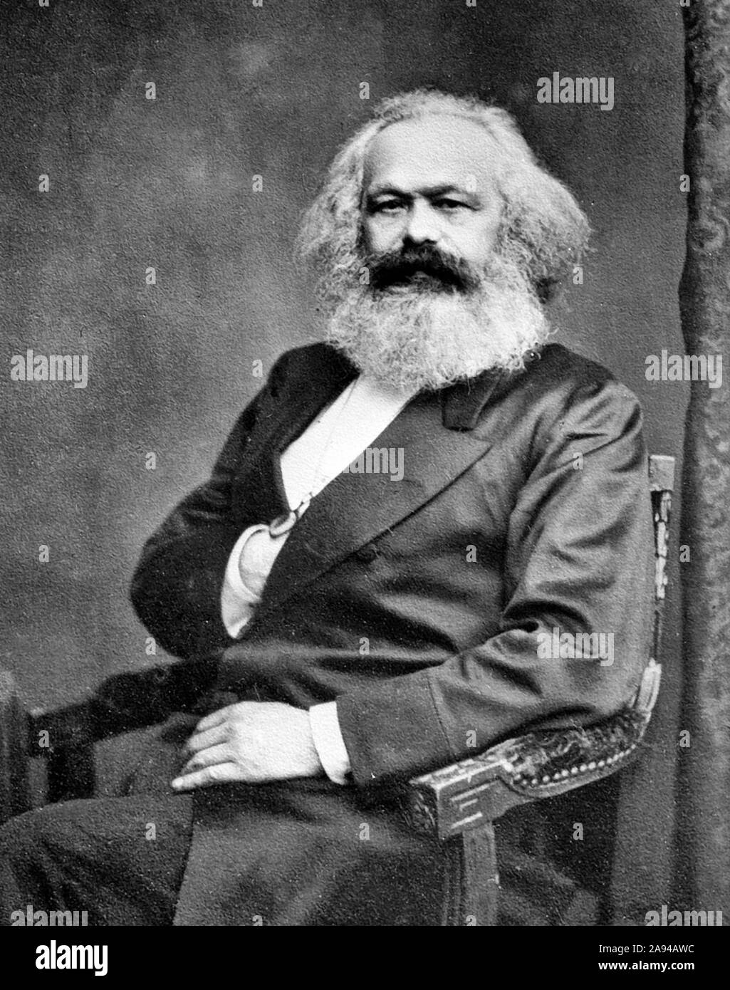 Foto von Karl Marx, ca. 1875 Stockfoto
