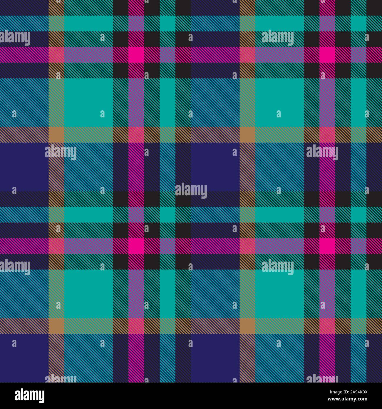 Klassisch Modern Tartan Tartan nahtlose Muster in Vektor - Dies ist eine klassische Plaid, kariert, Tartan Muster für T-Shirt Druck geeignet, Stoff Stock Vektor
