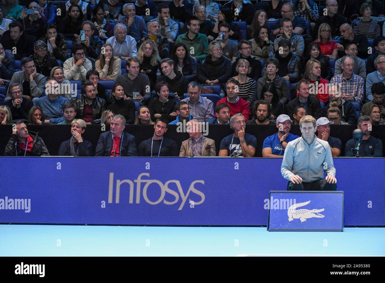 London, Großbritannien. 12. November 2019. Nitto ATP-Finale - Novak Đokovic Vs Dominic Thiem - Tennis Internationals - Kreditkarten: LPS/Roberto Zanettin/Alamy leben Nachrichten Stockfoto