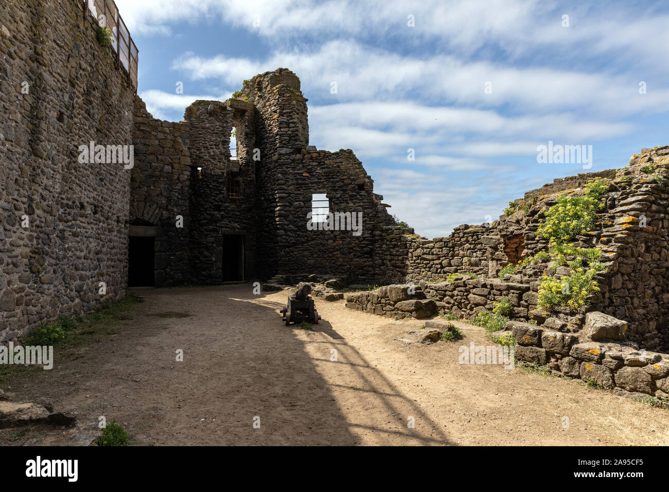 Die alte Burg der Insel Yeu (Vendee, Frankreich) Stockfoto