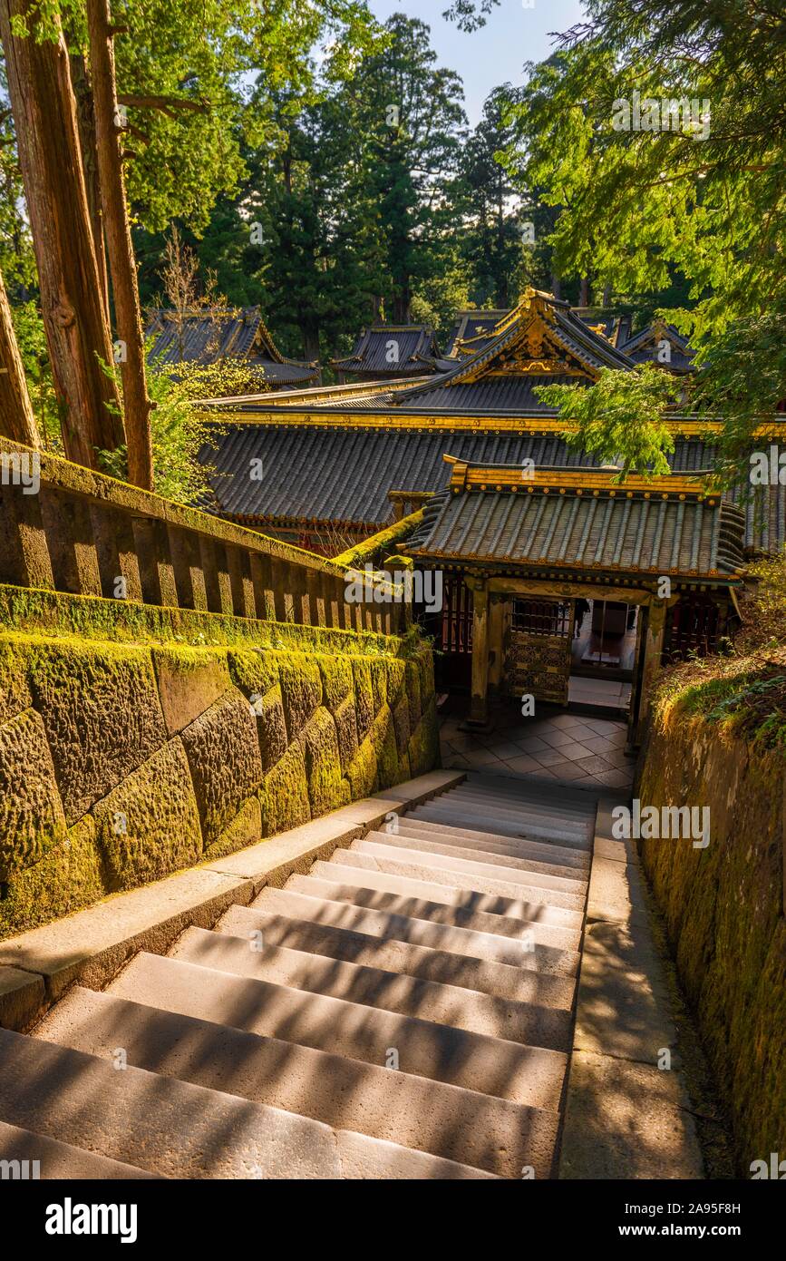 Tosho-gu Schrein aus dem 17. Jahrhundert, Shinto Schrein, Schreine und Tempel von Nikko, Weltkulturerbe der UNESCO, Nikko, Japan Stockfoto