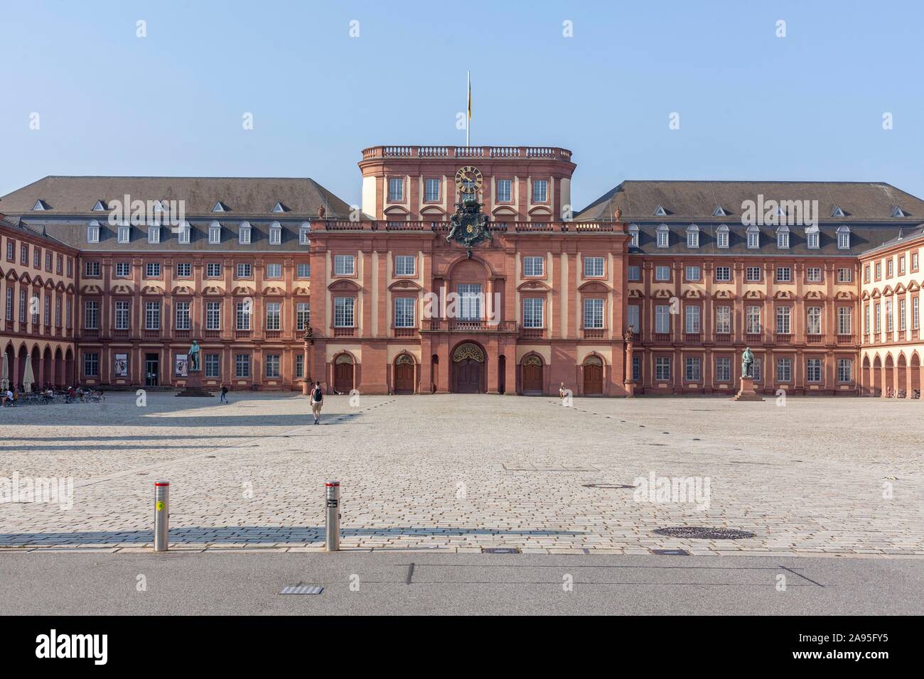 Barockschloss Mannheim, Residenzschloss, Mannheim, Baden-Württemberg, Deutschland Stockfoto