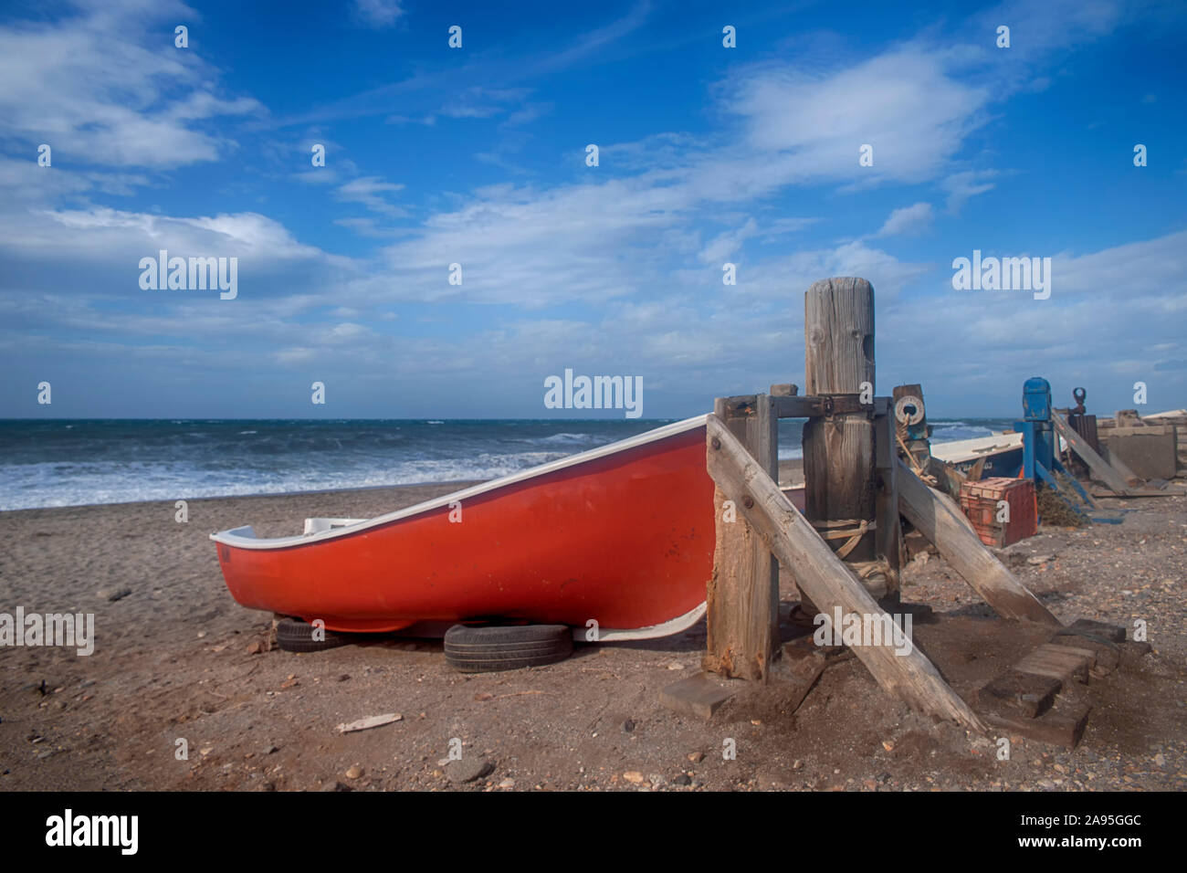 Der Naturpark Cabo de Gata, Almeria Stockfoto