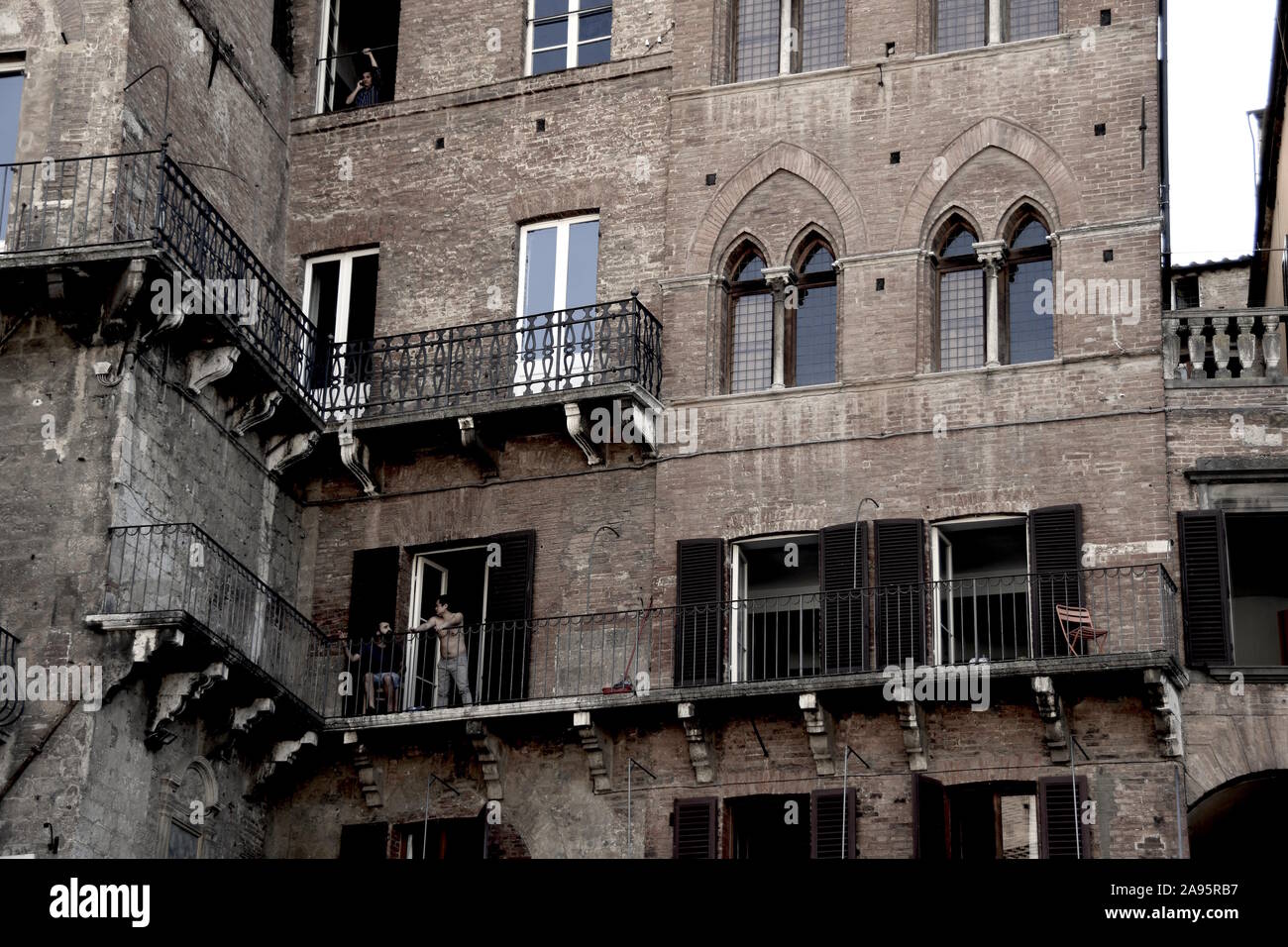 Siena Toskana Italien Stockfoto