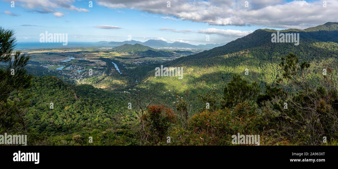 Blick von oben auf dem Gletscher Rock Wanderung, Barron Gorge National Park, Cairns, Queensland, Australien Stockfoto