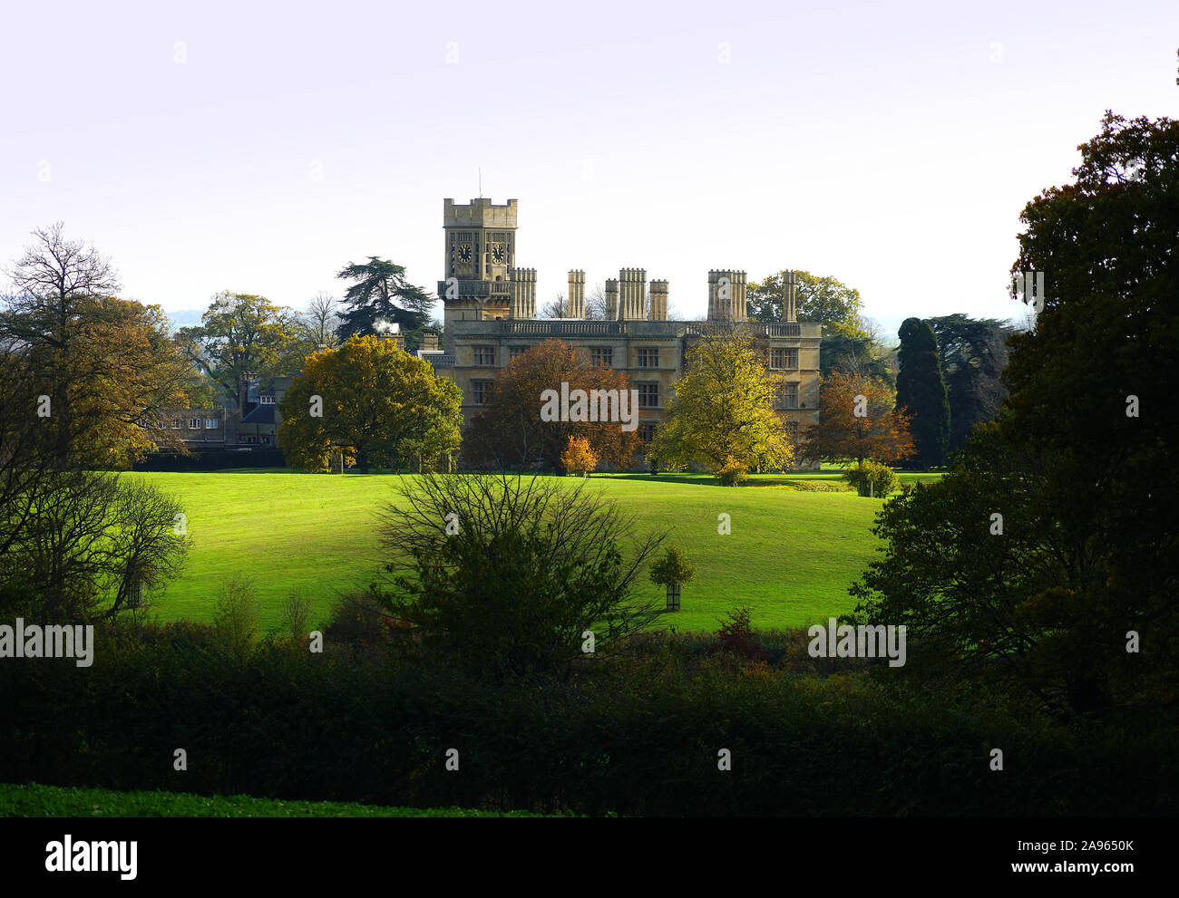 Das Mansion House in Old Warden, Bedfordshire Stockfoto
