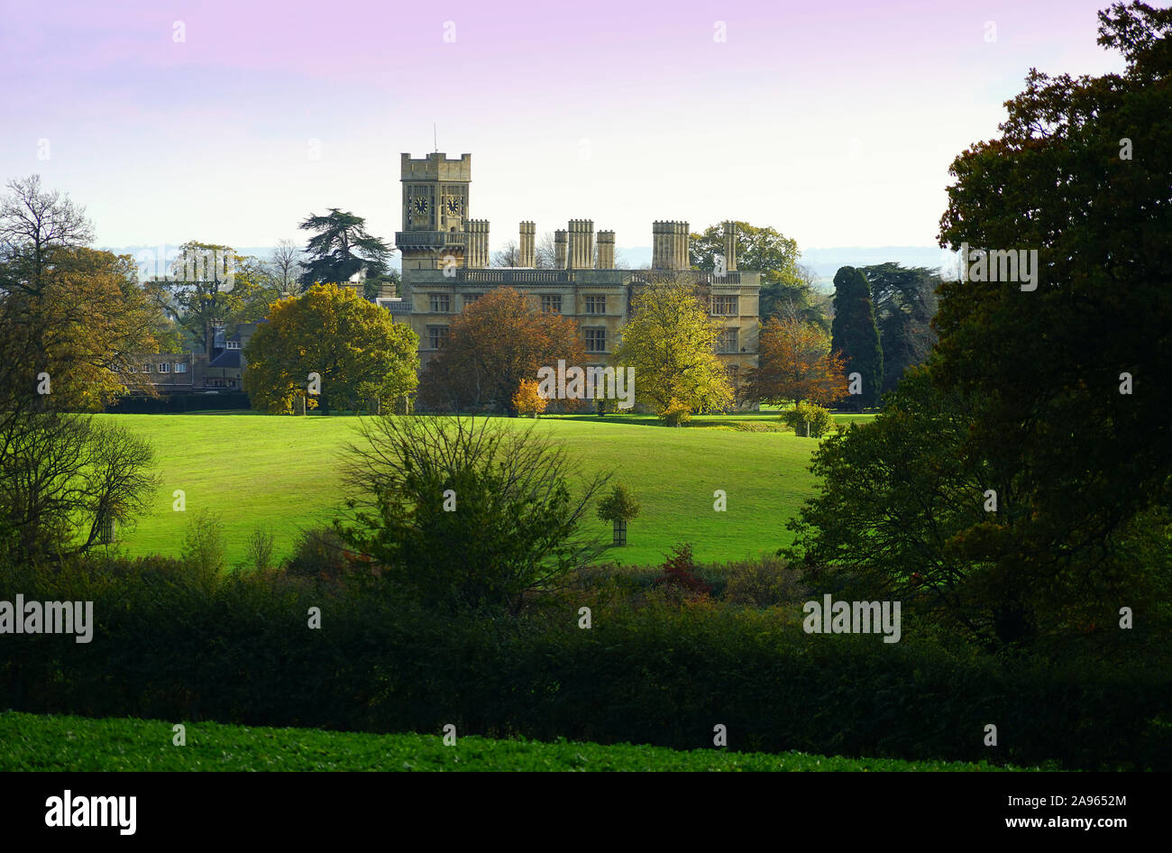 Das Mansion House in Old Warden, Bedfordshire Stockfoto