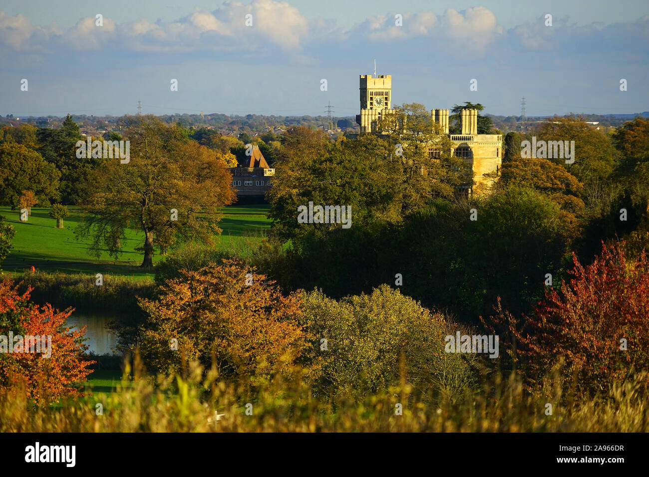 Das Mansion House in Old Warden, Bedfordshire Stockfoto