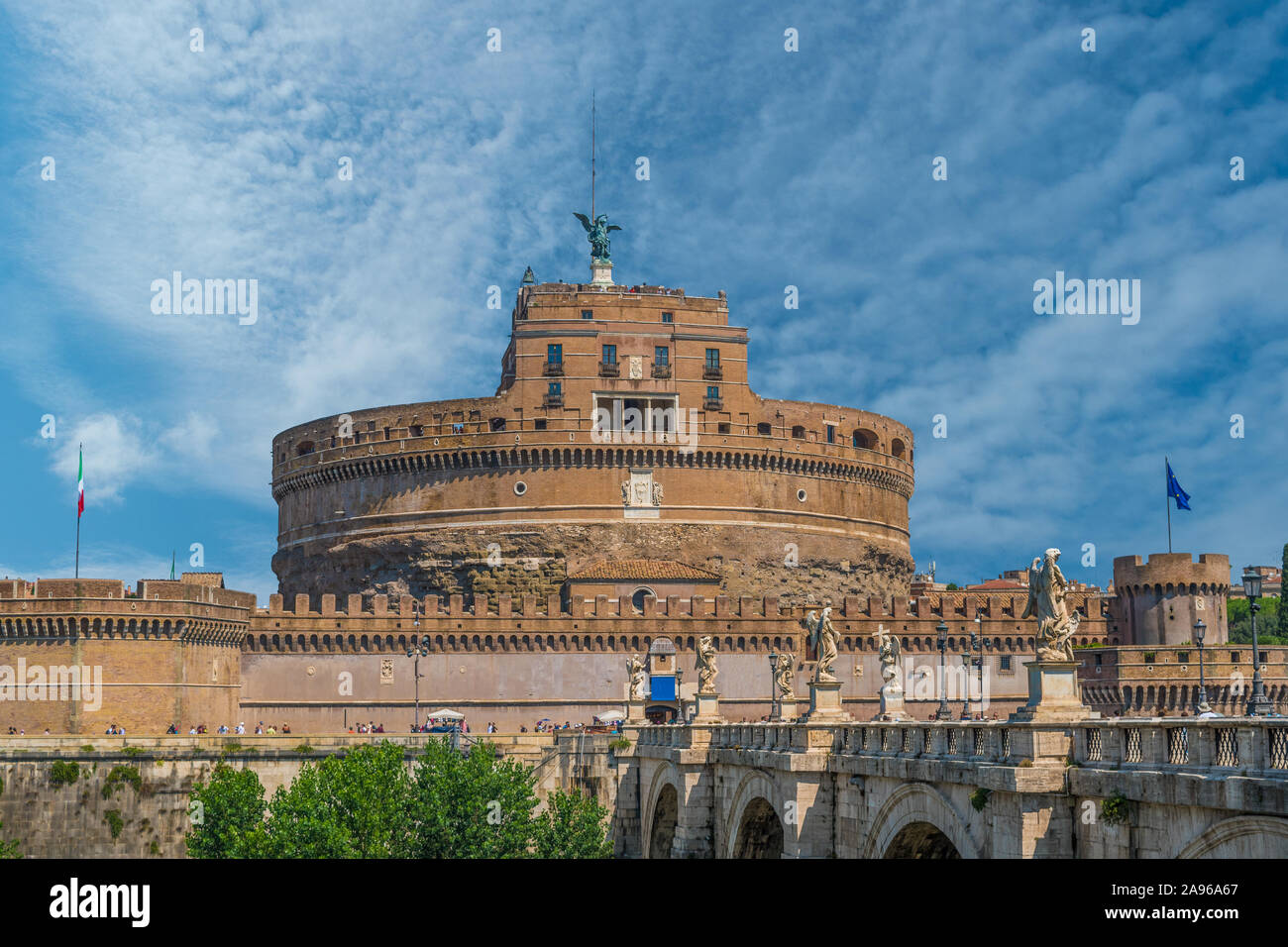 Sant'Angelo Schloss in Rom, Italien Stockfoto