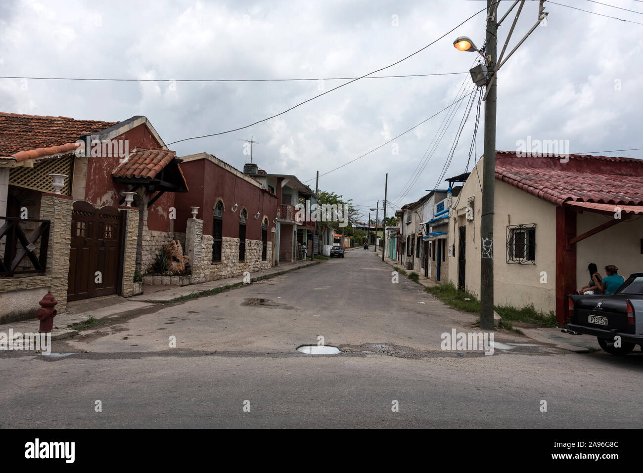 Cojímar, ein Meer-/Fischerdorf, etwa 12 km östlich von Havanna in Kuba und 18 km von der Heimat des amerikanischen Schriftstellers Ernest Hemingway, Finca La Vigia, in San Fra entfernt Stockfoto