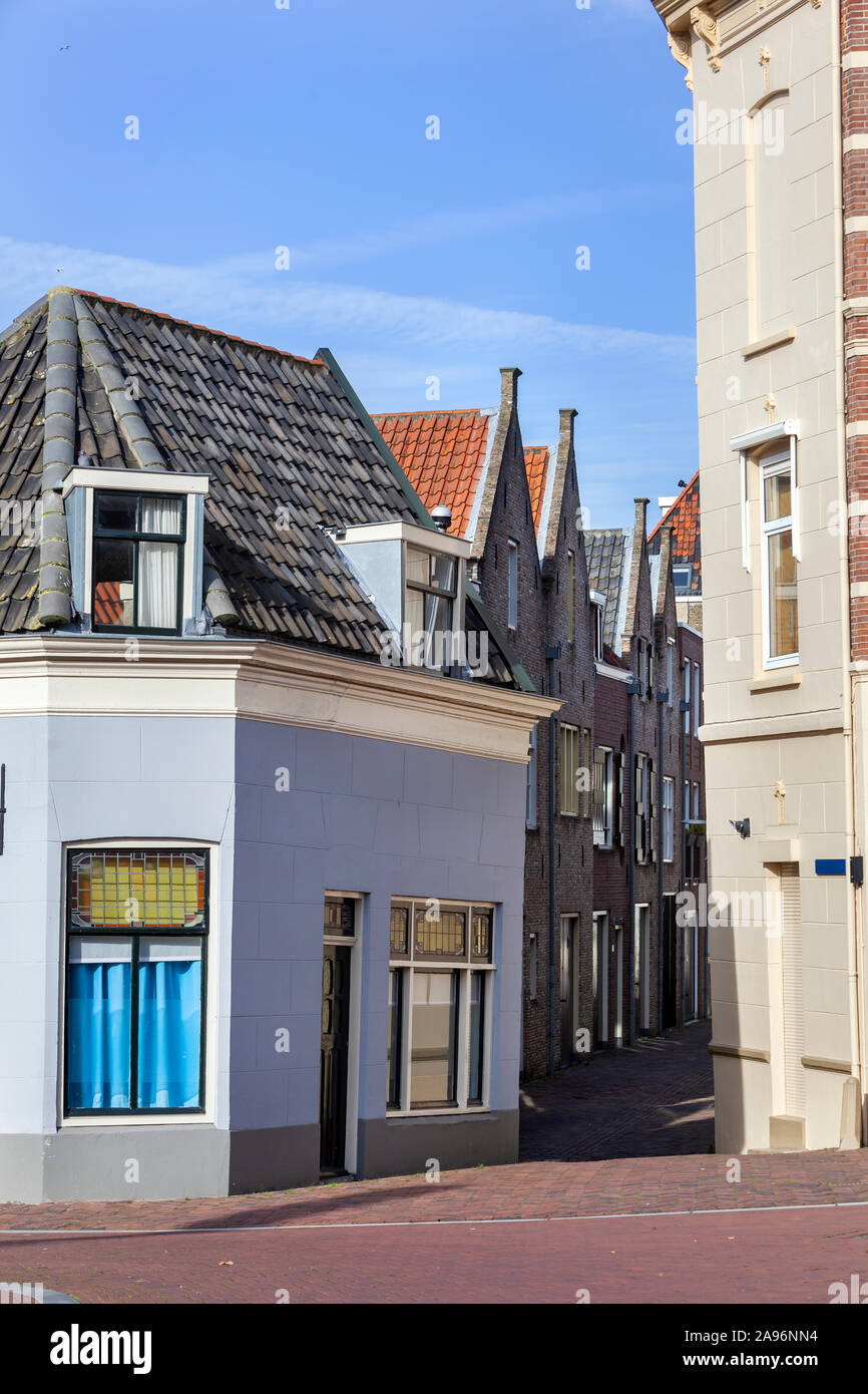 Gasse in Dordrecht in den Niederlanden Stockfoto
