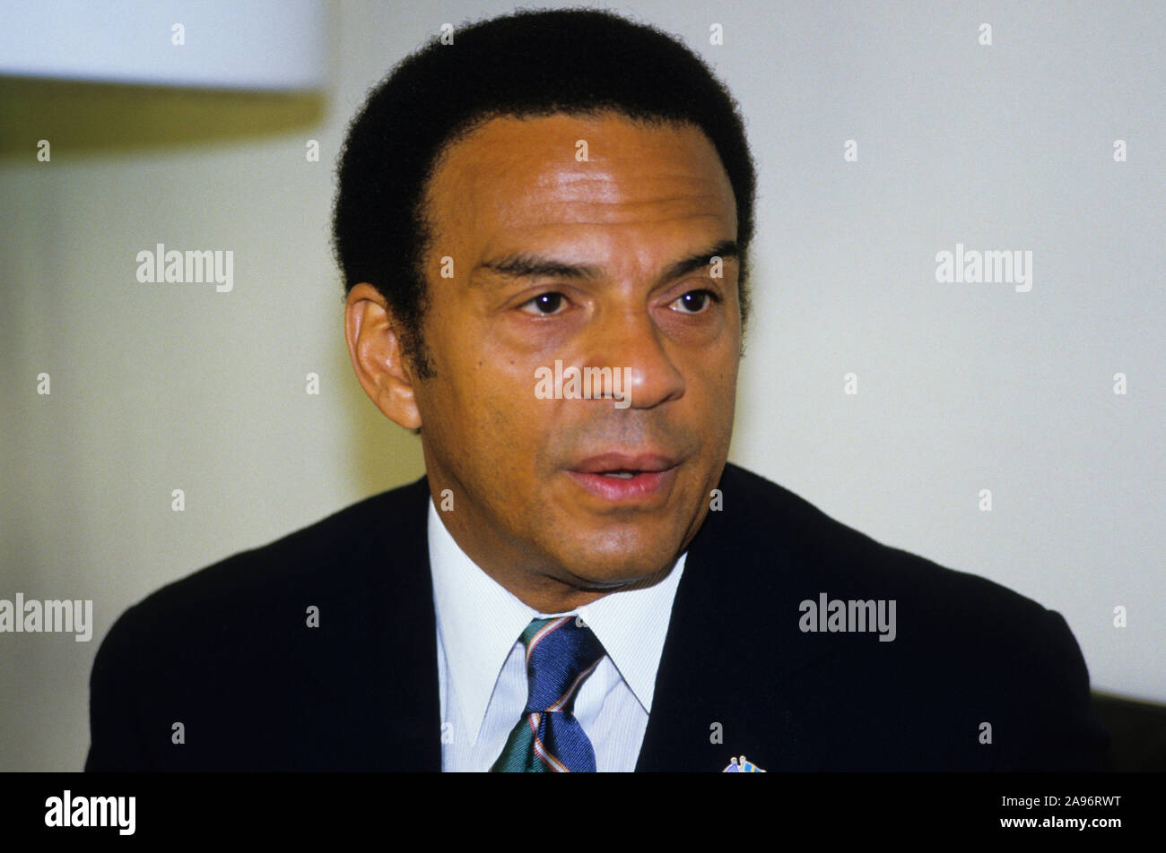 Andrew Young Bürgermeister von Atlanta. Ehemaligen uns Ambassadör zu den Vereinten Nationen, Kongressabgeordneter für Georgia Stockfoto