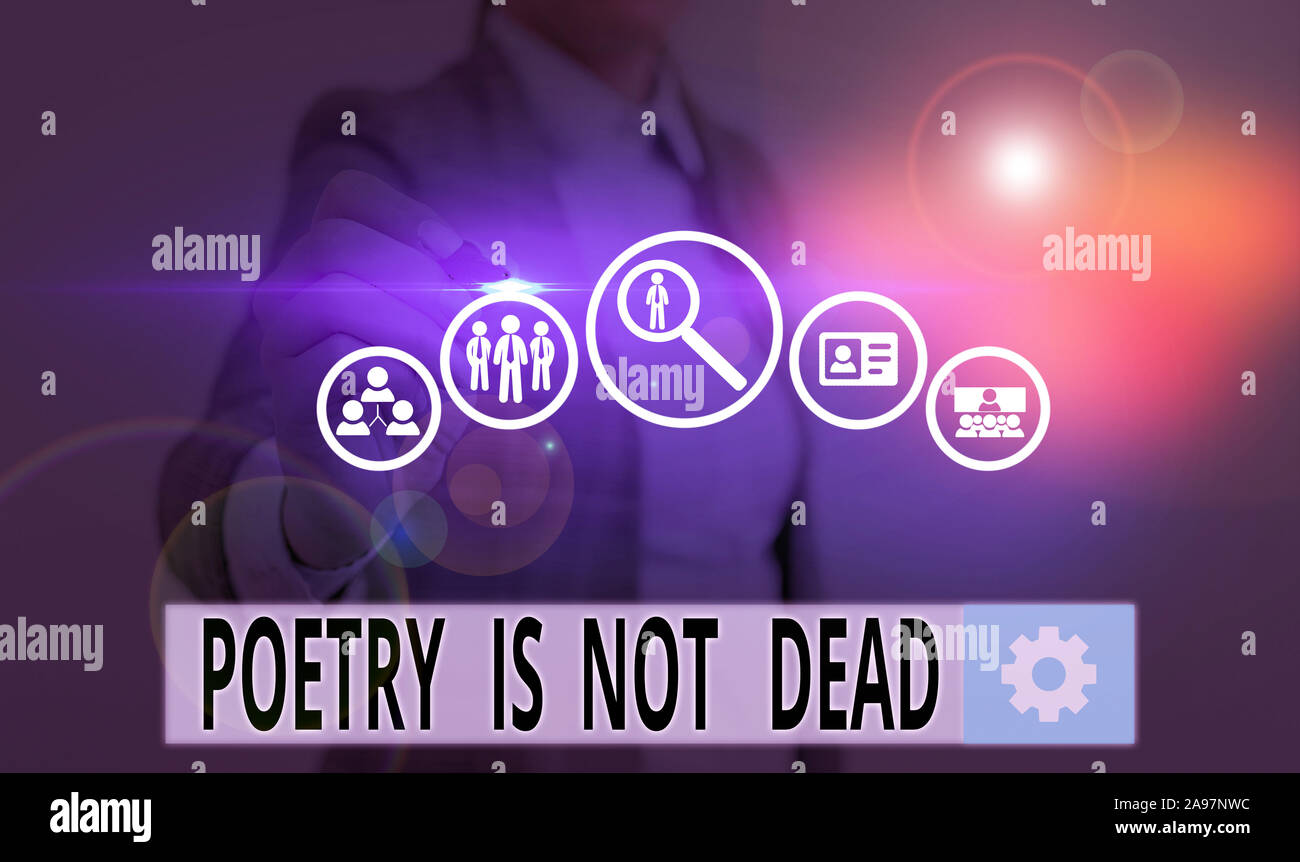 Text Zeichen angezeigt Poesie ist nicht tot. Business Foto präsentiert ästhetische und rhythmisches Schreiben ist noch lebendig und modern Stockfoto Text Zeichen angezeigt Poesie ist nicht tot. Business Foto präsentiert ästhetische und rhythmisches Schreiben ist noch lebendig und modern Stockfoto