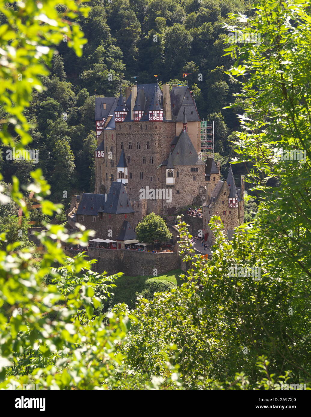 Burg Eltz / Burg Eltz Stockfoto