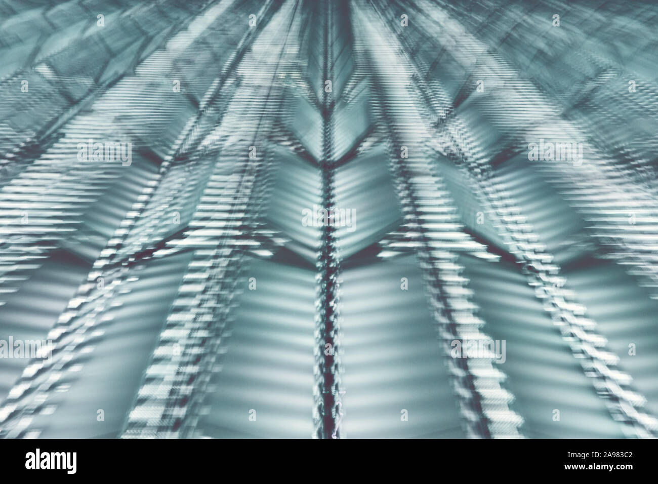 Bewegung verschwommen Lichter, abstrakte defokussiertem Hintergrund. Stockfoto