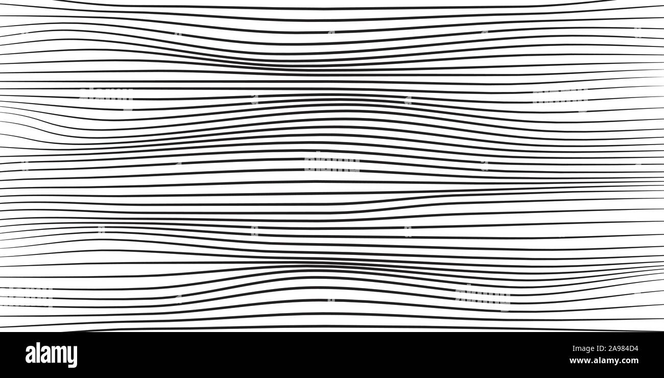 Abstrakte lineare Hintergrund. Schwarze und weiße vector Hintergrund. Monochromen Hintergrund Stock Vektor