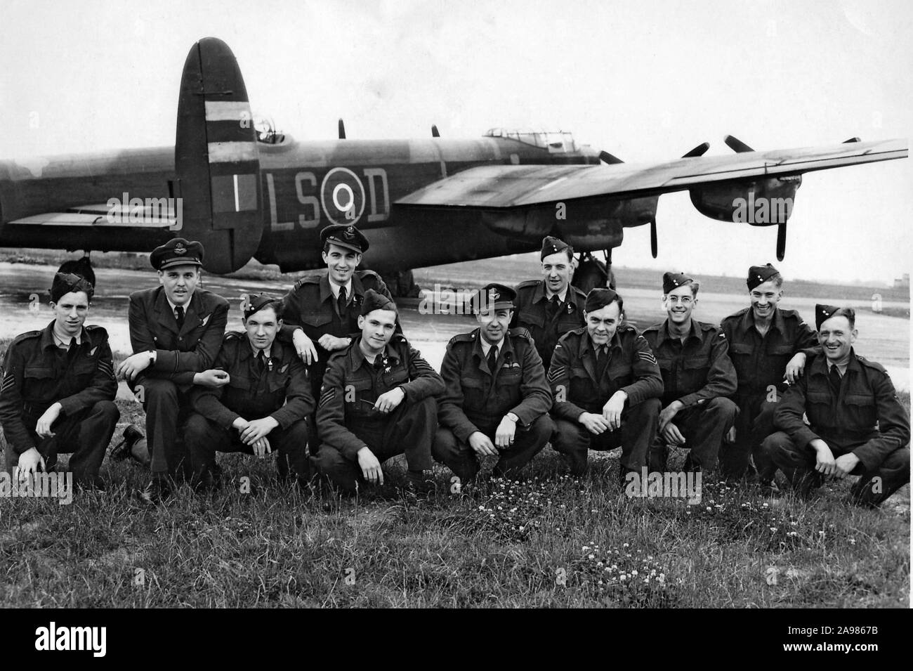 Freiwillige argentinischen Piloten mit den Alliierten Truppen während des Zweiten Weltkriegs Stockfoto