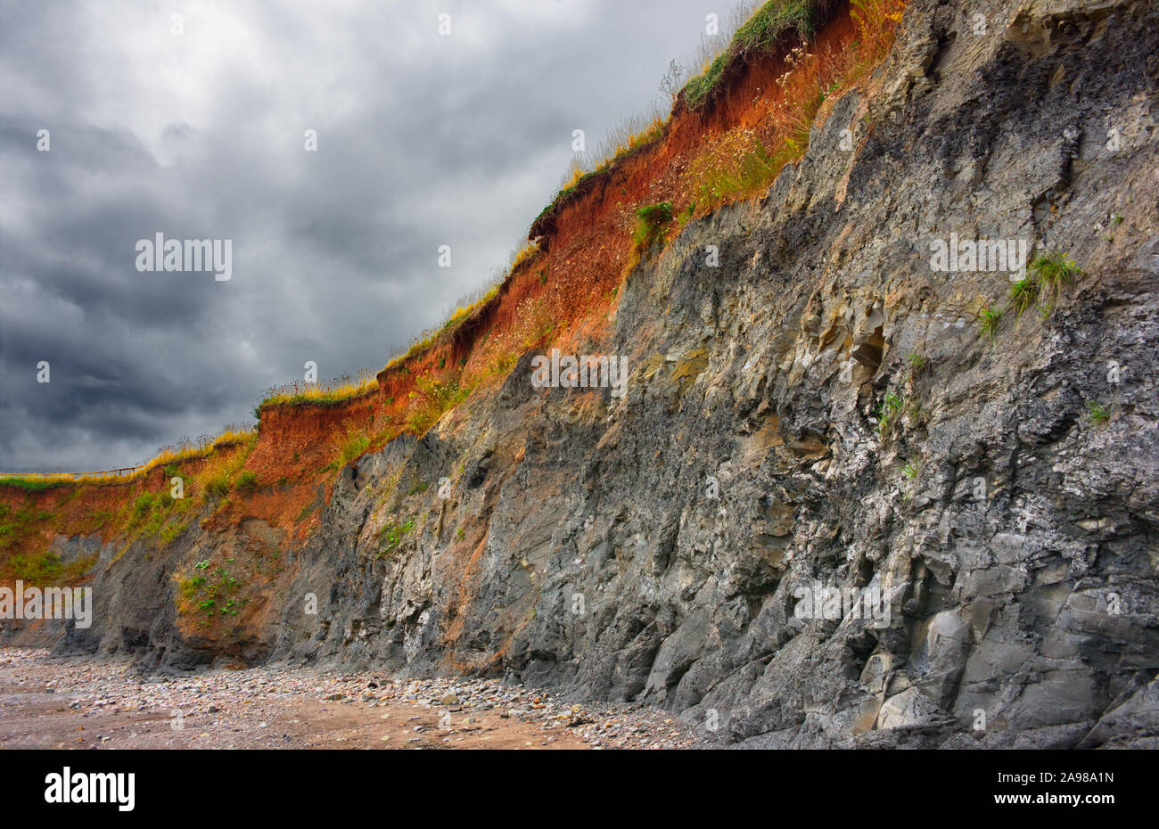 Whatchet Jurassic Coast Klippen UK Stockfoto