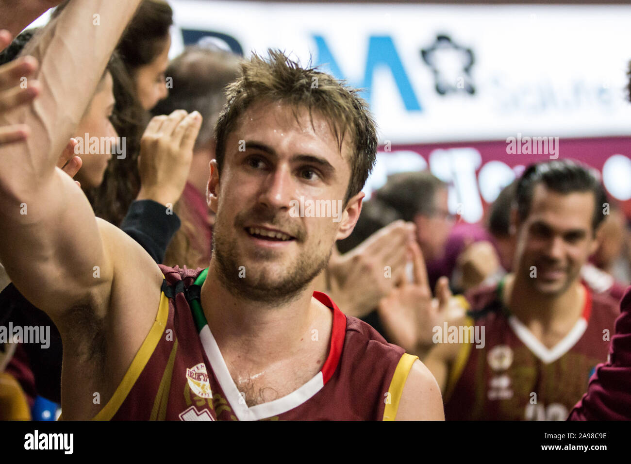 November 13, 2019, Venezia, Italien: Andrea de Nicolao, reyer Venezia, während Umana Reyer Venezia vs Lokomotiv Kuban Krasnodar, Basketball EuroCup Meisterschaft in Venedig, Italien, 13. November 2019 - LPS/Alfio Guarise (Credit Bild: © alfio Guarise/LPS über ZUMA Draht) Stockfoto