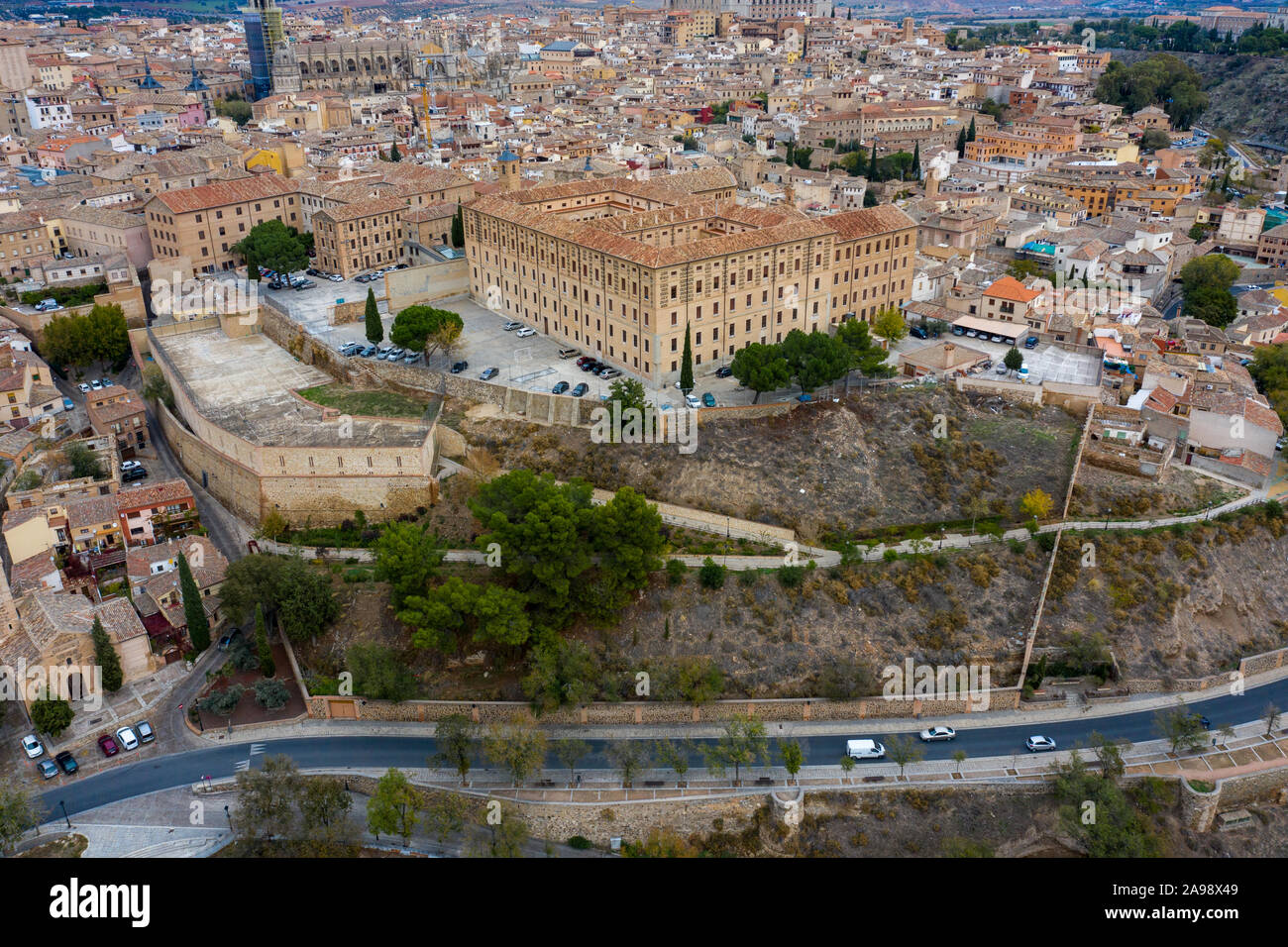 Das Seminar von San Ildefonso oder Seminario Konziliaren de San Ildefonso, Toledo, Spanien Stockfoto