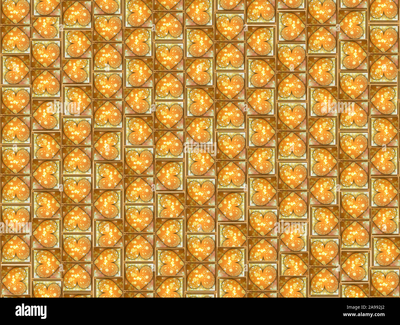Business Gold Mosaik Hintergrund Stockfoto