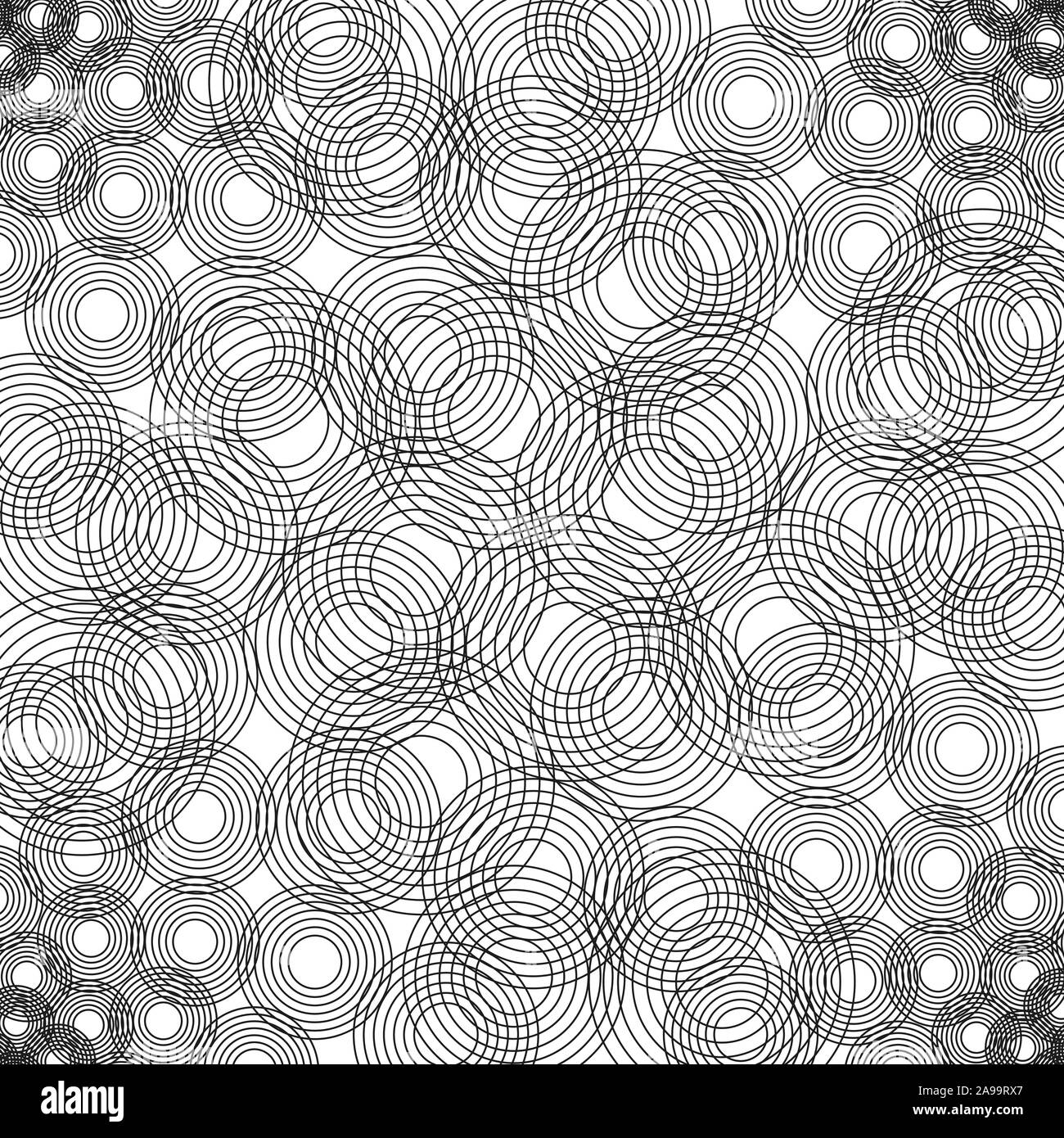 Abstrakte geometrische Hintergrund. Schwarze und weiße vector Hintergrund. Monochromen Hintergrund Stock Vektor