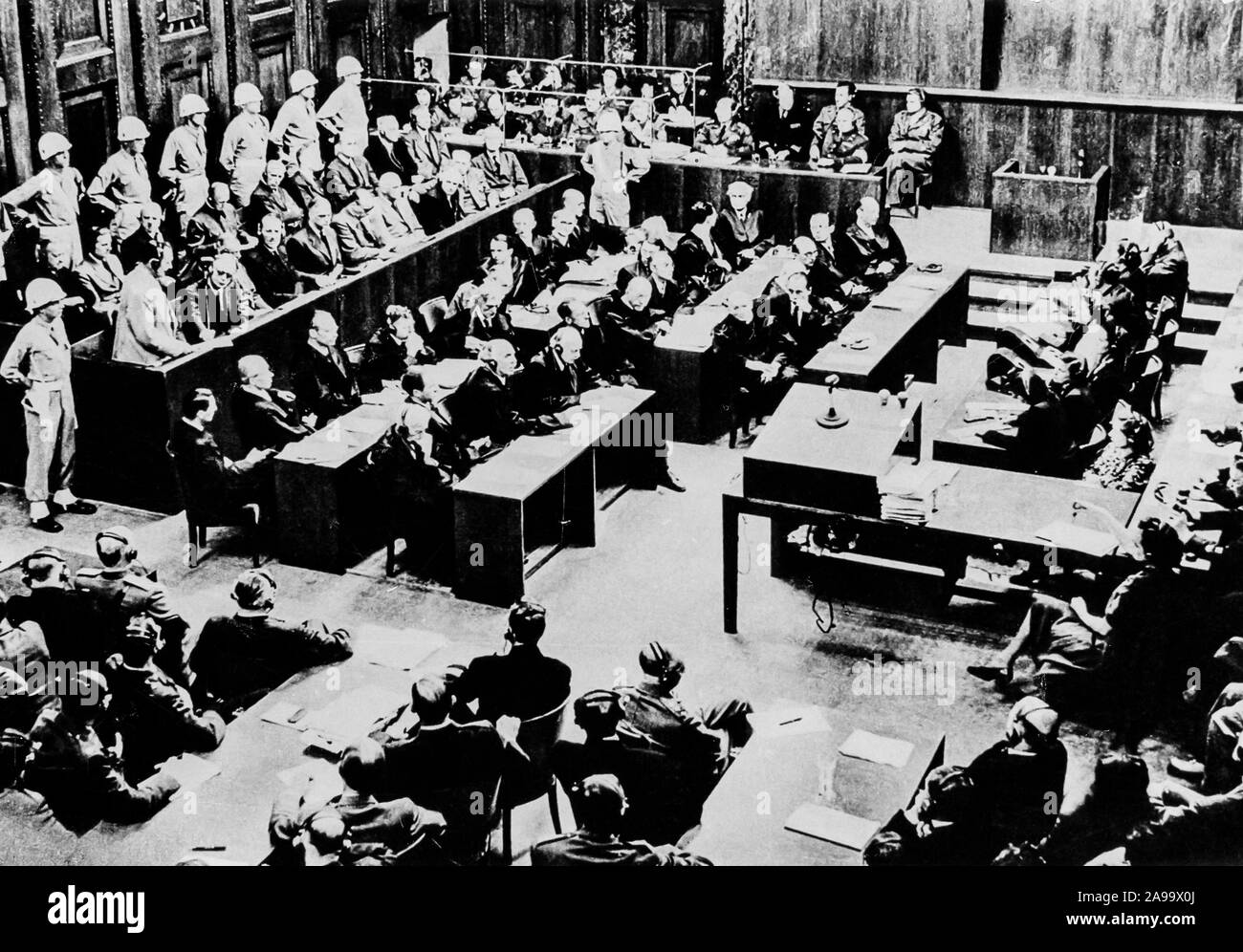 Nürnberger Prozess, 1946 Stockfoto