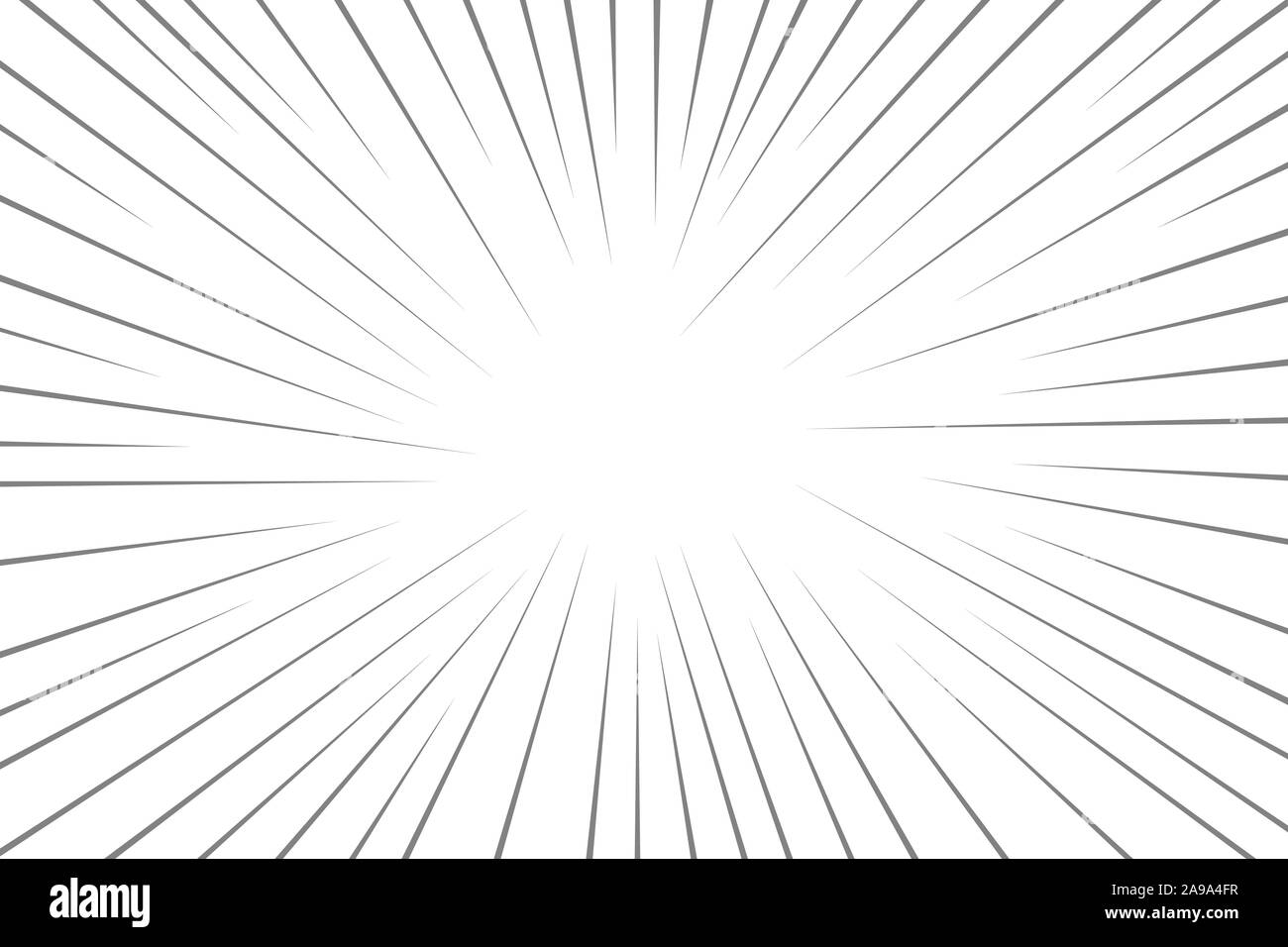 Schwarze und weiße Sonnenstrahlen Hintergrund. Sunburst Muster. Vektor Sonnenstrahlen Hintergrund Stock Vektor